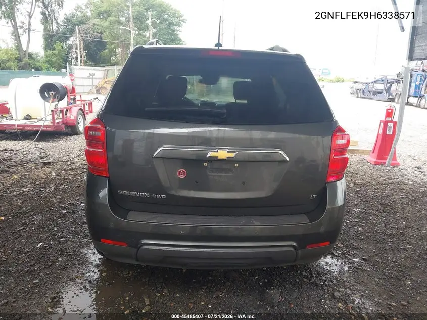 2017 Chevrolet Equinox Lt VIN: 2GNFLFEK9H6338571 Lot: 45485407