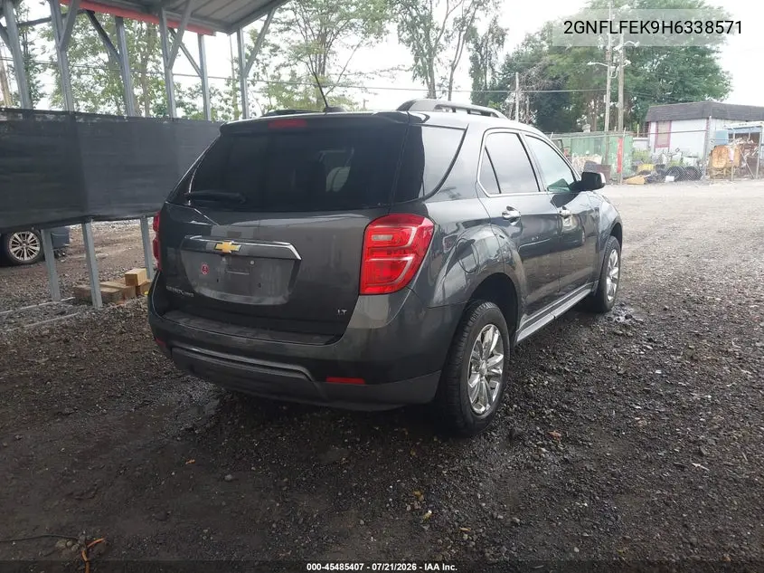 2017 Chevrolet Equinox Lt VIN: 2GNFLFEK9H6338571 Lot: 45485407