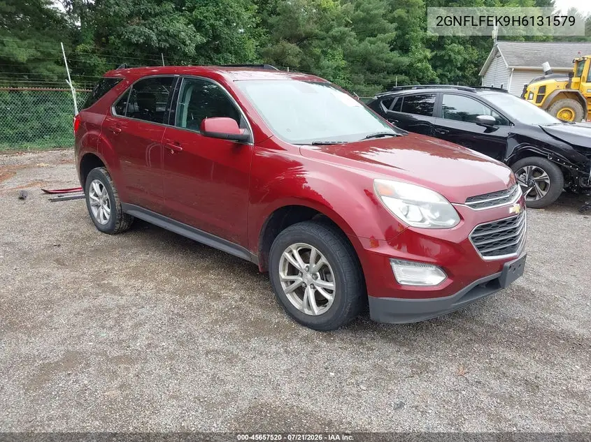 2017 Chevrolet Equinox Lt VIN: 2GNFLFEK9H6131579 Lot: 45657520