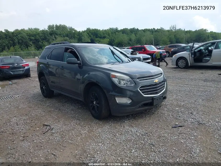 2017 Chevrolet Equinox Lt VIN: 2GNFLFE37H6213979 Lot: 45682241