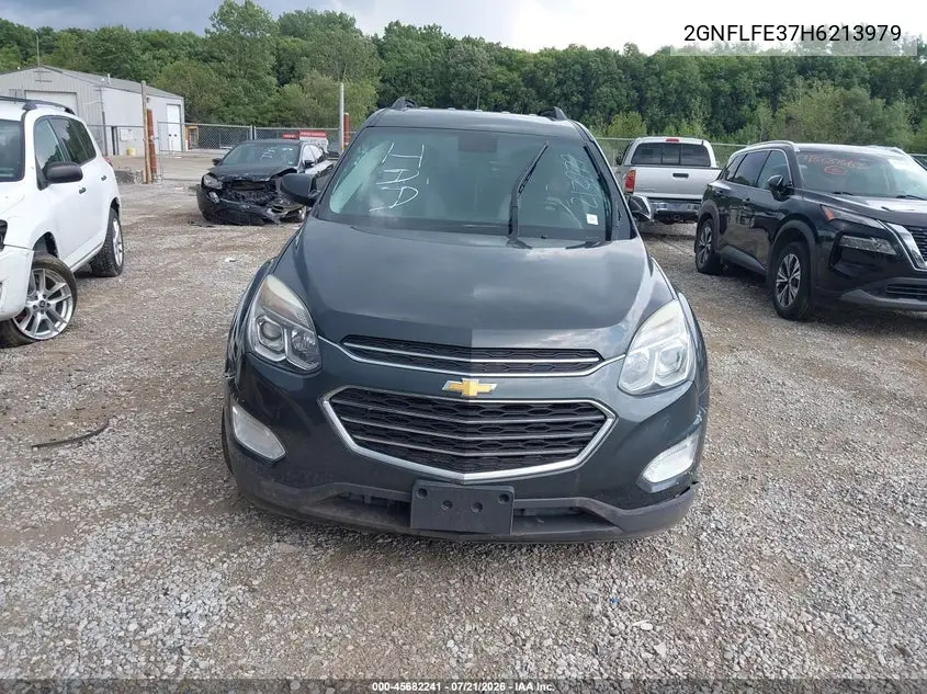 2017 Chevrolet Equinox Lt VIN: 2GNFLFE37H6213979 Lot: 45682241