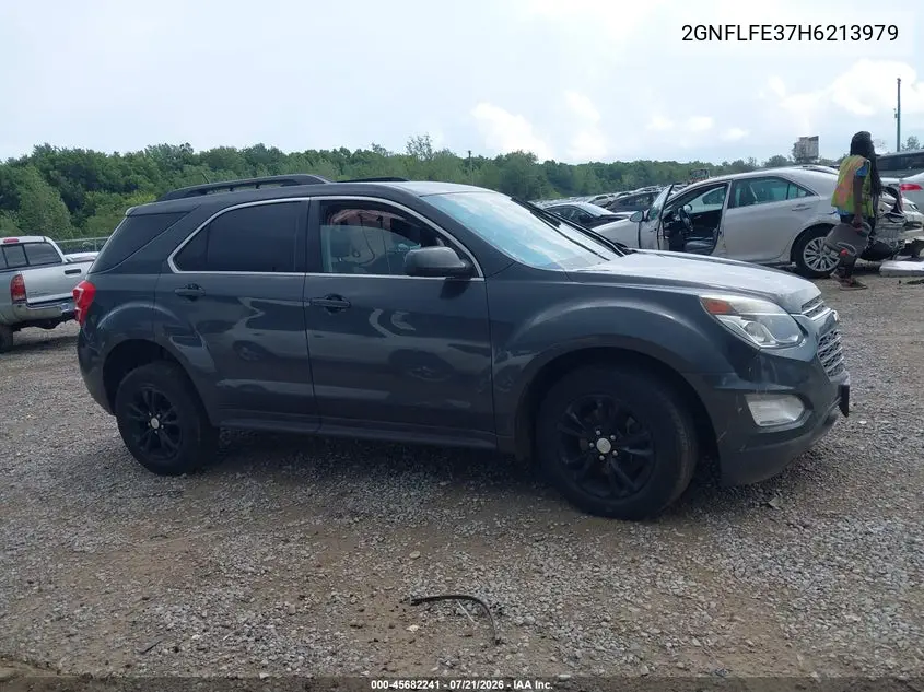 2017 Chevrolet Equinox Lt VIN: 2GNFLFE37H6213979 Lot: 45682241
