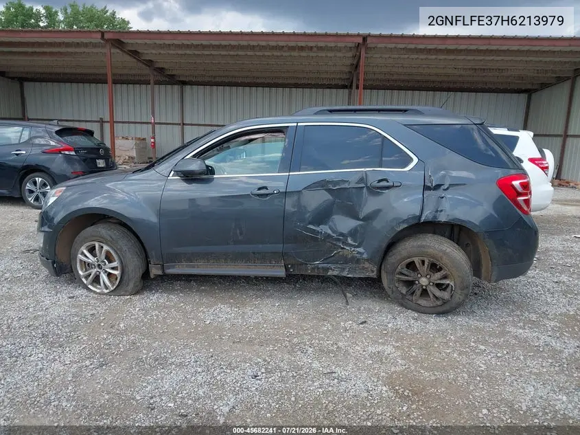 2017 Chevrolet Equinox Lt VIN: 2GNFLFE37H6213979 Lot: 45682241
