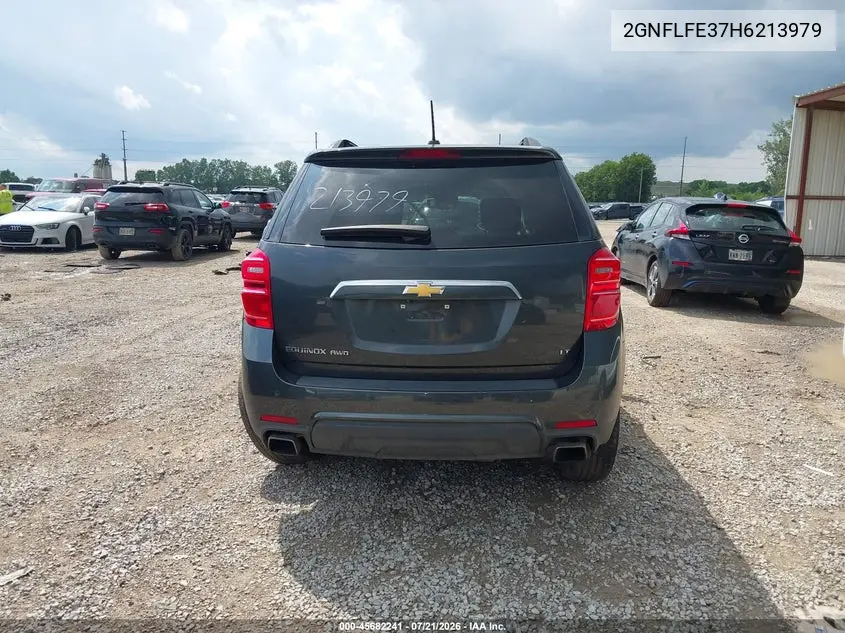 2017 Chevrolet Equinox Lt VIN: 2GNFLFE37H6213979 Lot: 45682241