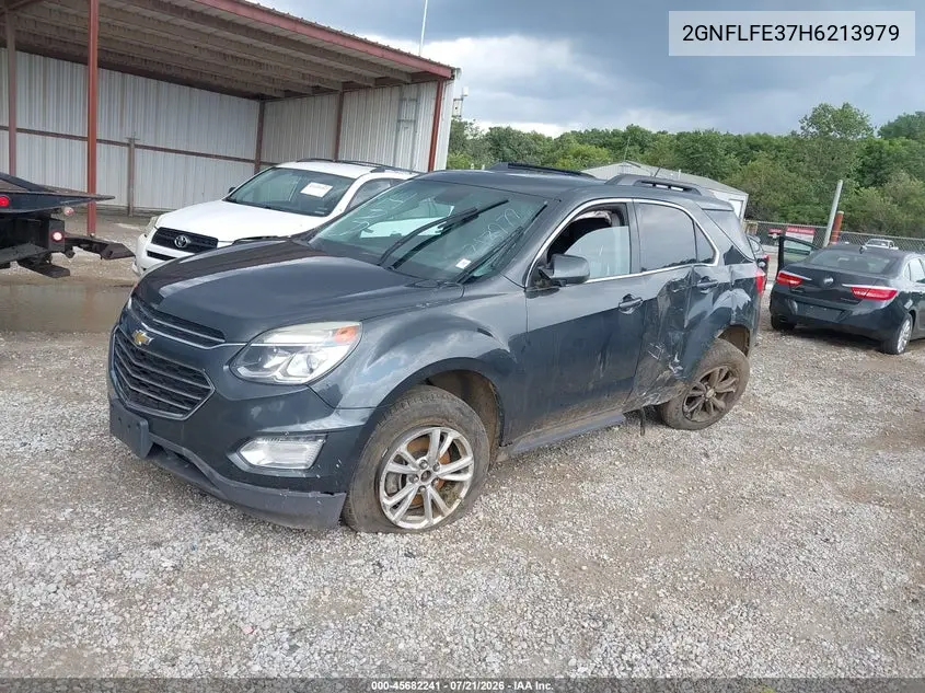 2017 Chevrolet Equinox Lt VIN: 2GNFLFE37H6213979 Lot: 45682241