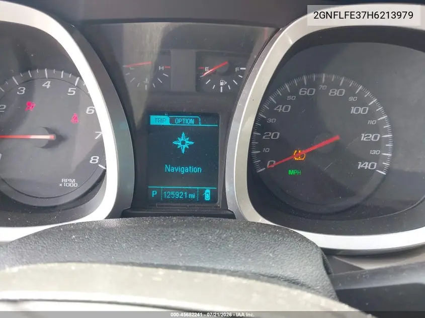 2017 Chevrolet Equinox Lt VIN: 2GNFLFE37H6213979 Lot: 45682241