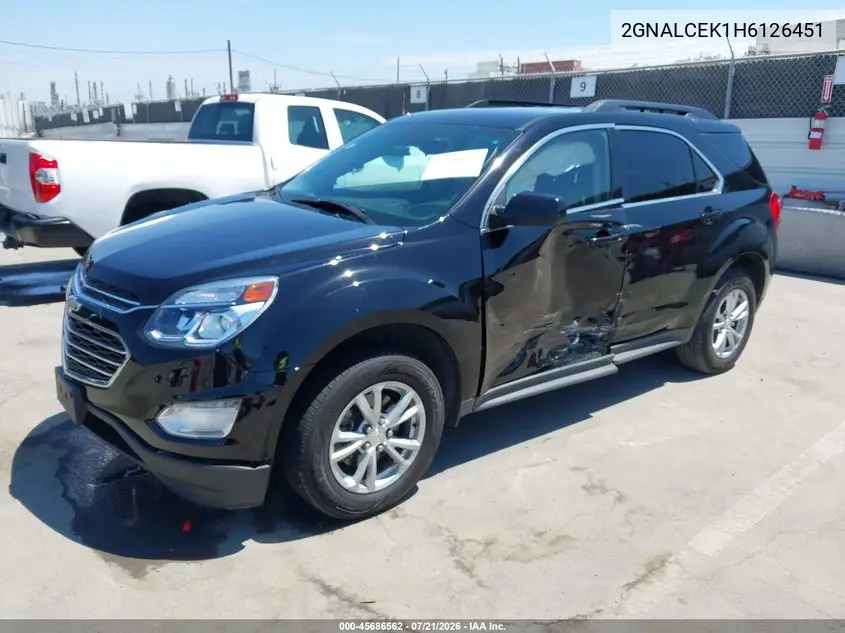 2017 Chevrolet Equinox Lt VIN: 2GNALCEK1H6126451 Lot: 45686562