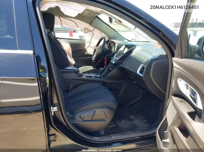 2017 Chevrolet Equinox Lt VIN: 2GNALCEK1H6126451 Lot: 45686562
