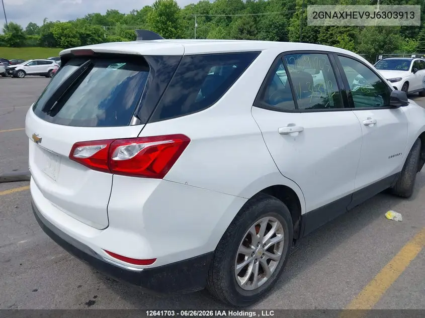 2018 Chevrolet Equinox Ls VIN: 2GNAXHEV9J6303913 Lot: 12641703
