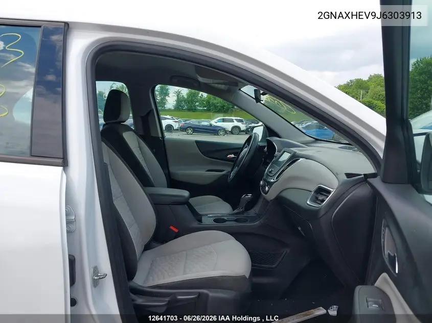 2018 Chevrolet Equinox Ls VIN: 2GNAXHEV9J6303913 Lot: 12641703
