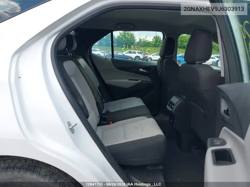 2018 Chevrolet Equinox Ls VIN: 2GNAXHEV9J6303913 Lot: 12641703