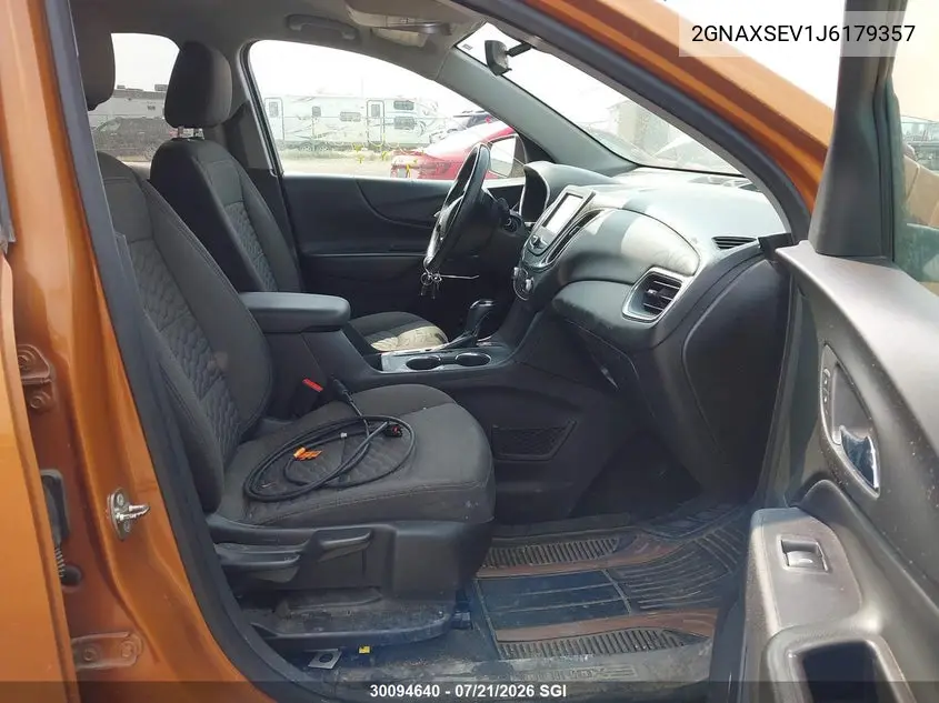 2018 Chevrolet Equinox Lt VIN: 2GNAXSEV1J6179357 Lot: 30094640