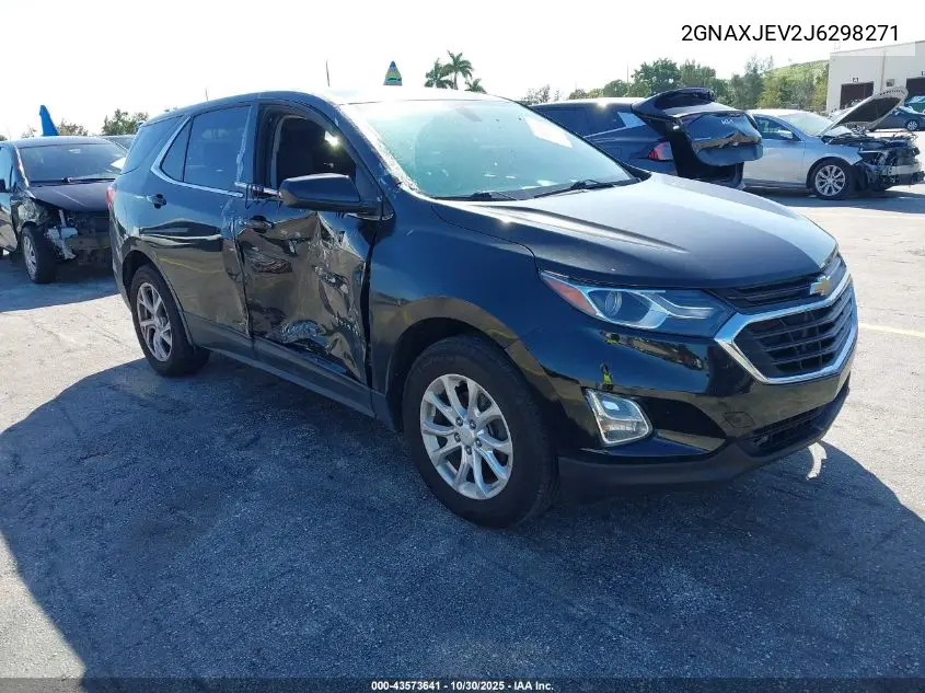 2GNAXJEV2J6298271 2018 Chevrolet Equinox Lt