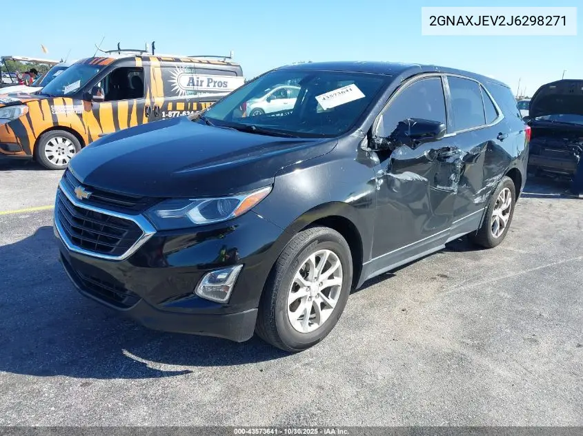 2GNAXJEV2J6298271 2018 Chevrolet Equinox Lt