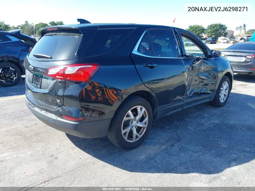 2GNAXJEV2J6298271 2018 Chevrolet Equinox Lt