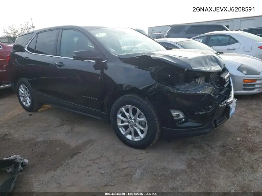 2GNAXJEVXJ6208591 2018 Chevrolet Equinox Lt