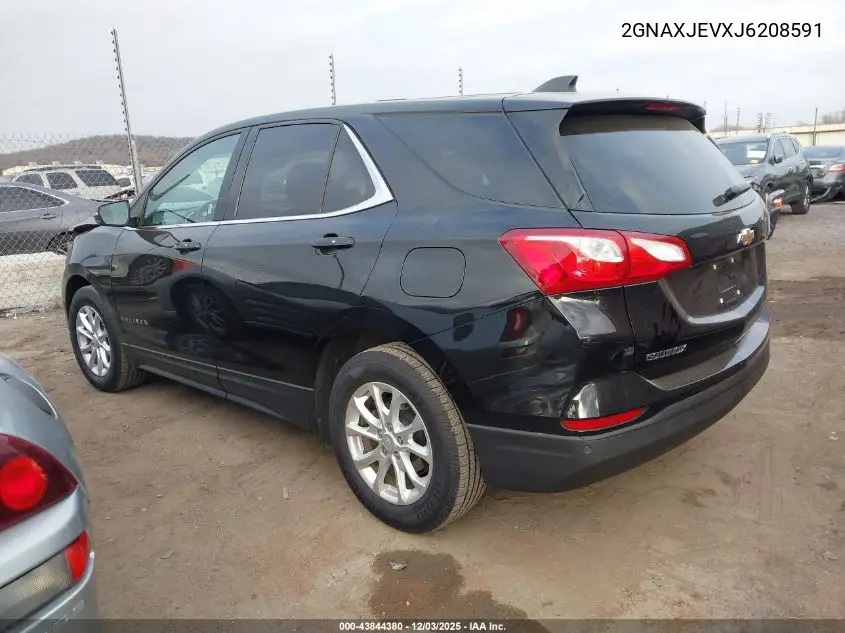 2GNAXJEVXJ6208591 2018 Chevrolet Equinox Lt