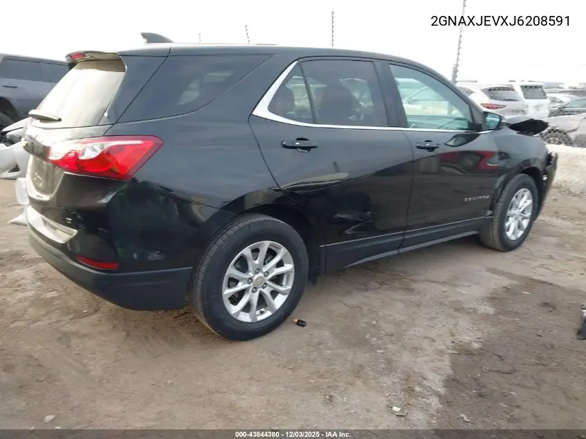 2GNAXJEVXJ6208591 2018 Chevrolet Equinox Lt