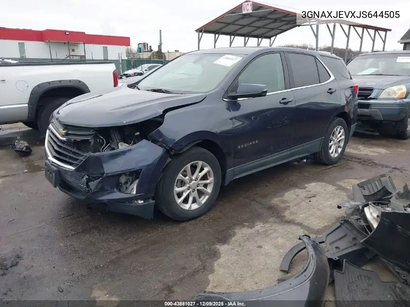 3GNAXJEVXJS644505 2018 Chevrolet Equinox Lt