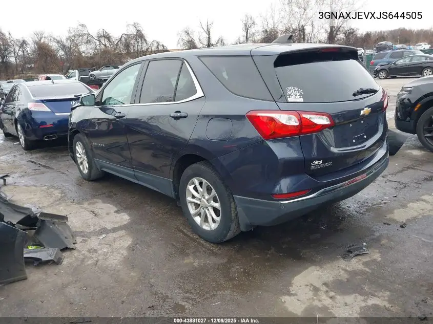 3GNAXJEVXJS644505 2018 Chevrolet Equinox Lt