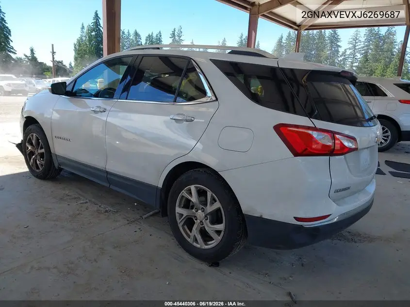 2018 Chevrolet Equinox Premier VIN: 2GNAXVEVXJ6269687 Lot: 45440306