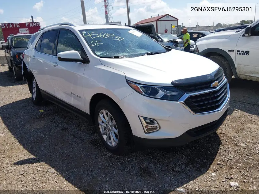 2018 Chevrolet Equinox Lt VIN: 2GNAXSEV6J6295301 Lot: 45601937
