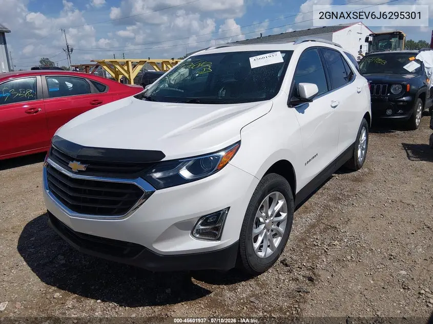2018 Chevrolet Equinox Lt VIN: 2GNAXSEV6J6295301 Lot: 45601937