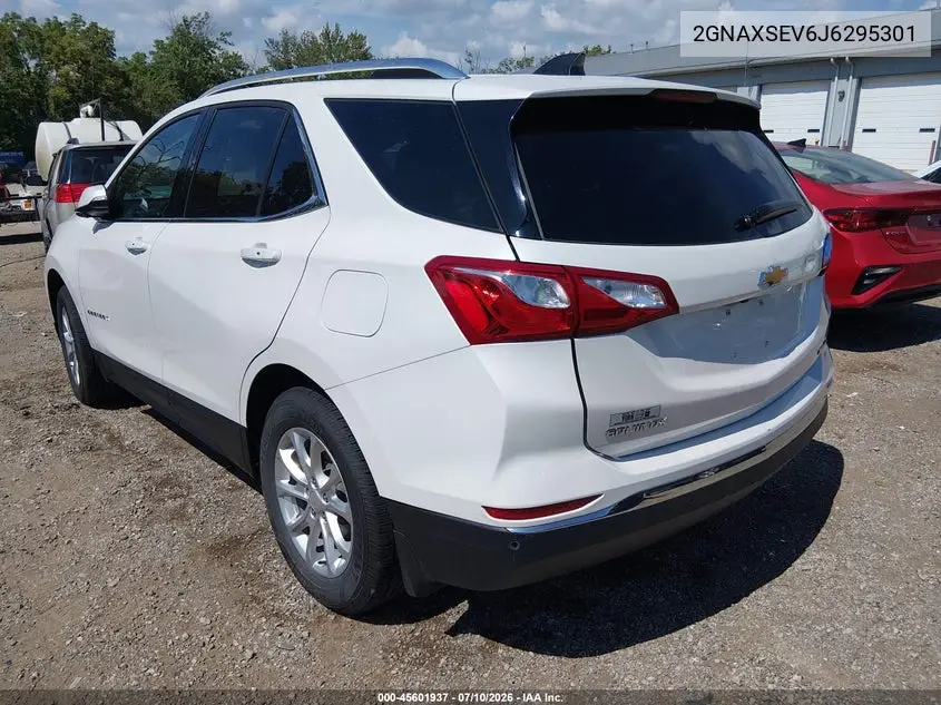 2018 Chevrolet Equinox Lt VIN: 2GNAXSEV6J6295301 Lot: 45601937