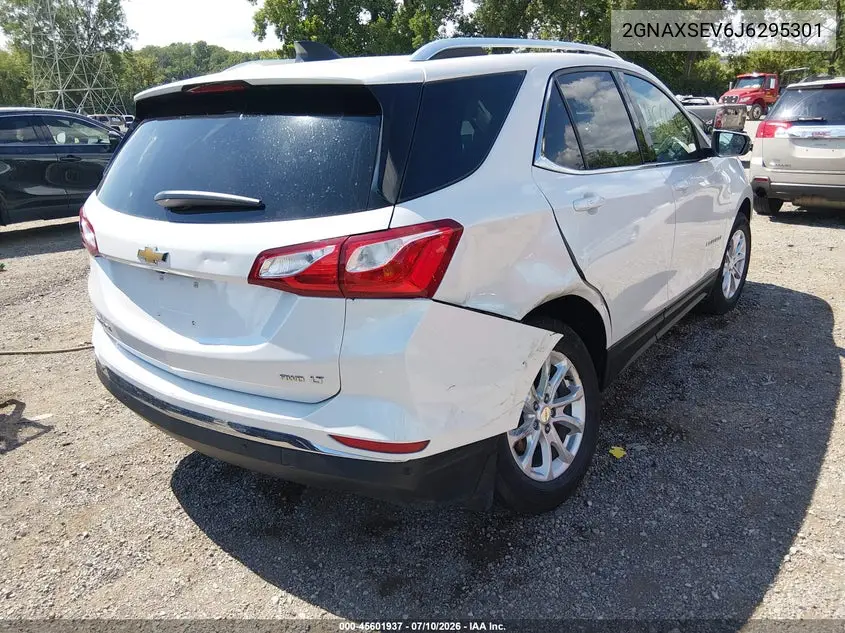 2018 Chevrolet Equinox Lt VIN: 2GNAXSEV6J6295301 Lot: 45601937