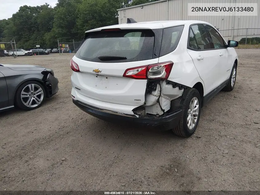 2018 Chevrolet Equinox Ls VIN: 2GNAXREV0J6133480 Lot: 45634615