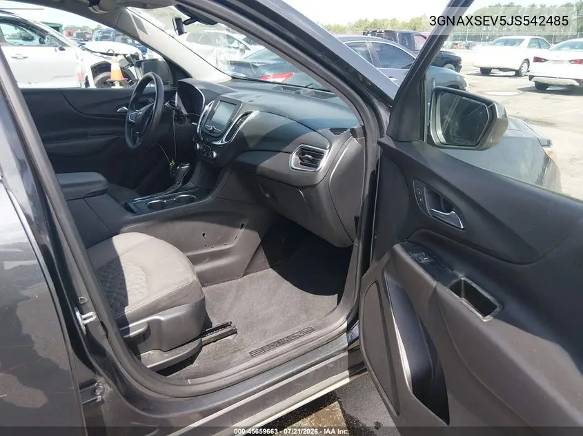 2018 Chevrolet Equinox Lt VIN: 3GNAXSEV5JS542485 Lot: 45659663