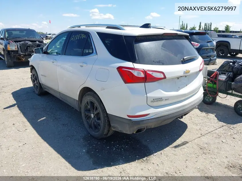 2019 Chevrolet Equinox Lt VIN: 2GNAXVEX5K6279997 Lot: 12638780