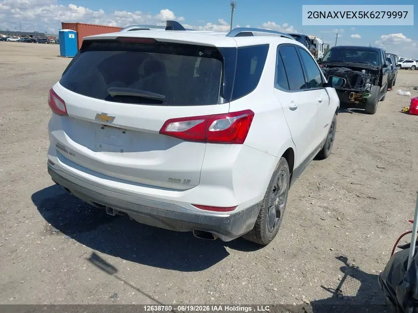 2019 Chevrolet Equinox Lt VIN: 2GNAXVEX5K6279997 Lot: 12638780