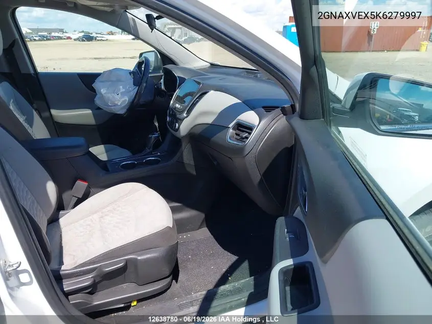 2019 Chevrolet Equinox Lt VIN: 2GNAXVEX5K6279997 Lot: 12638780