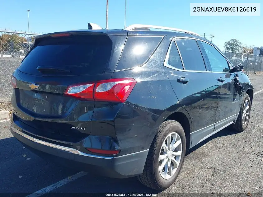 2GNAXUEV8K6126619 2019 Chevrolet Equinox Lt
