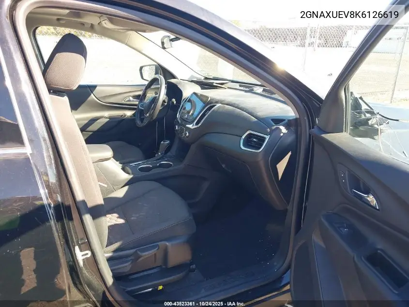2GNAXUEV8K6126619 2019 Chevrolet Equinox Lt