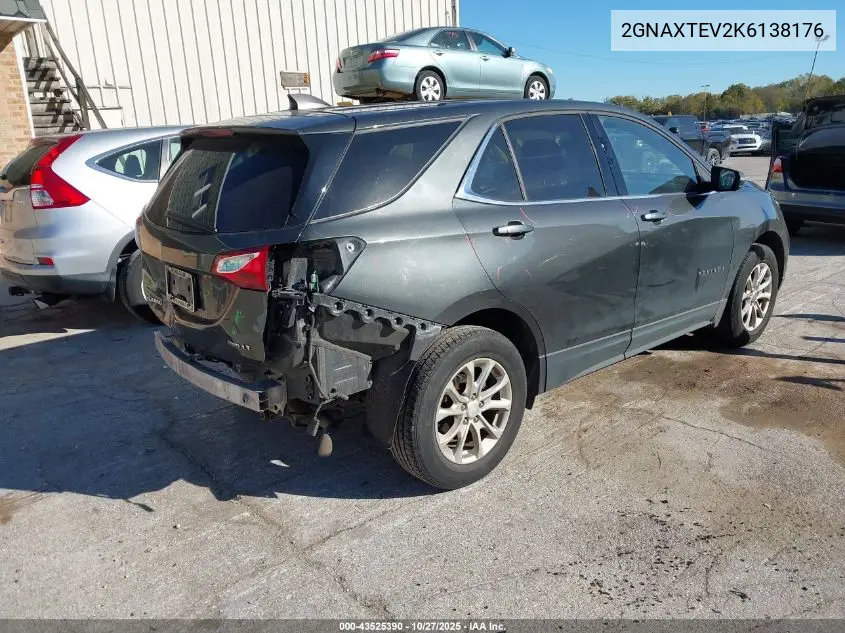 2GNAXTEV2K6138176 2019 Chevrolet Equinox Lt