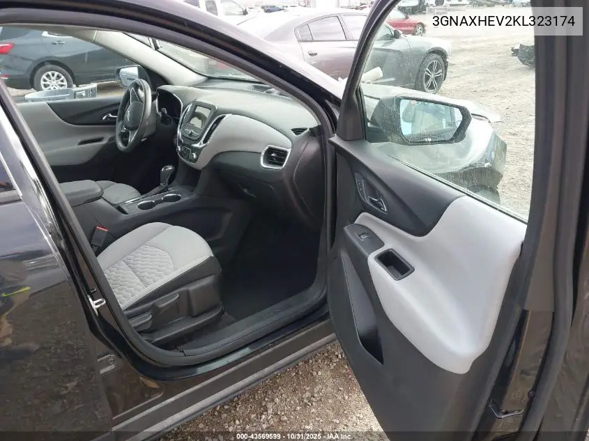 3GNAXHEV2KL323174 2019 Chevrolet Equinox Ls