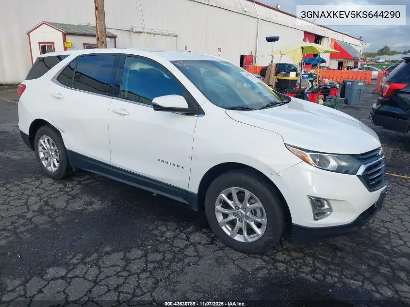 3GNAXKEV5KS644290 2019 Chevrolet Equinox Lt