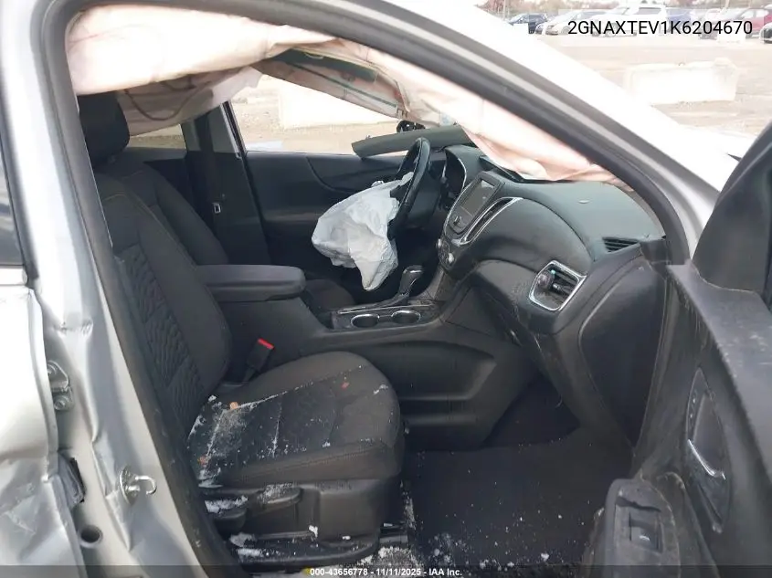 2GNAXTEV1K6204670 2019 Chevrolet Equinox Lt