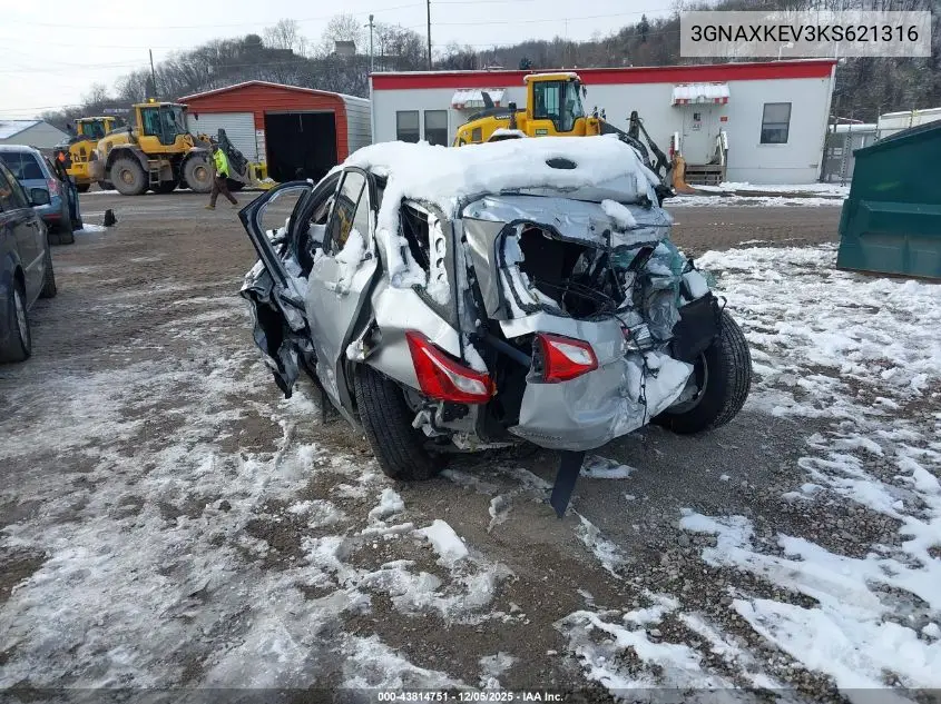 3GNAXKEV3KS621316 2019 Chevrolet Equinox Lt