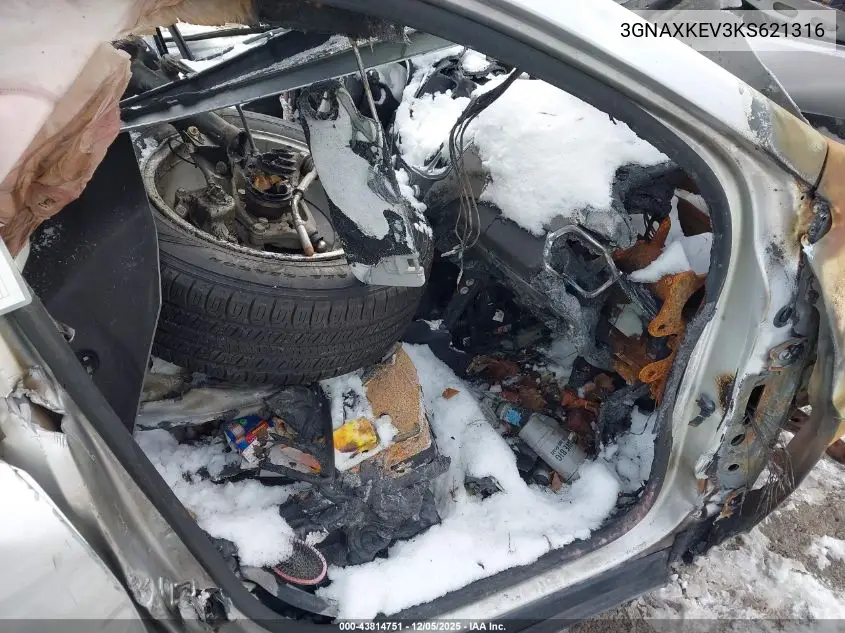 3GNAXKEV3KS621316 2019 Chevrolet Equinox Lt