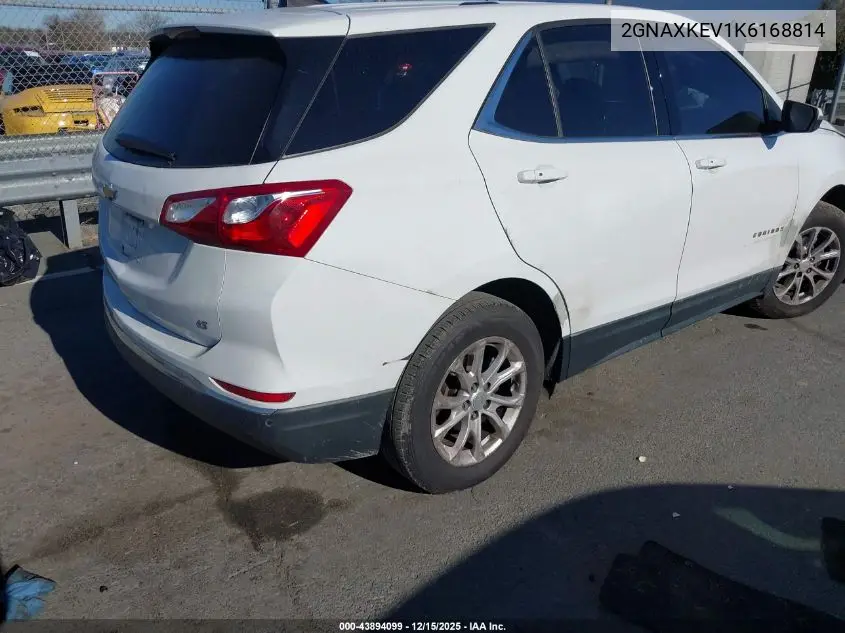 2GNAXKEV1K6168814 2019 Chevrolet Equinox Lt