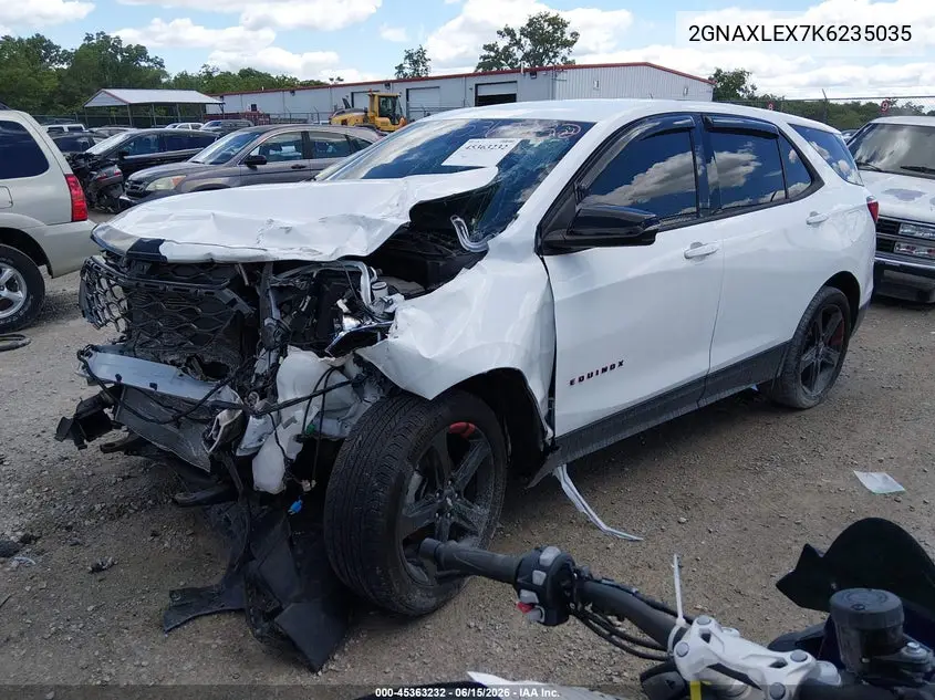 2GNAXLEX7K6235035 2019 Chevrolet Equinox Lt