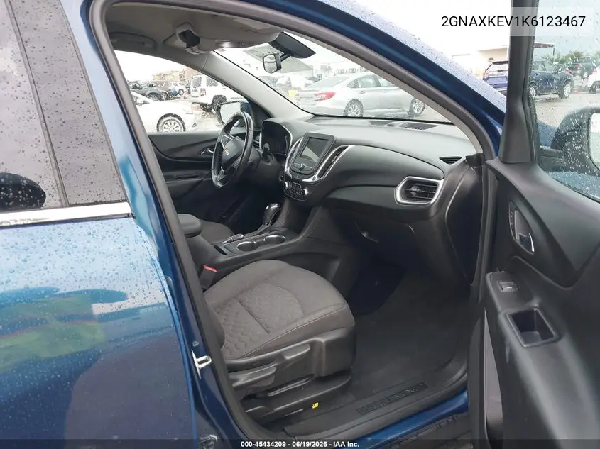 2GNAXKEV1K6123467 2019 Chevrolet Equinox Lt