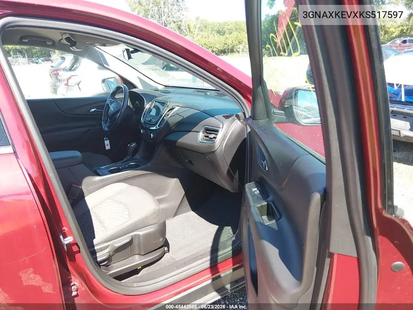 3GNAXKEVXKS517597 2019 Chevrolet Equinox Lt