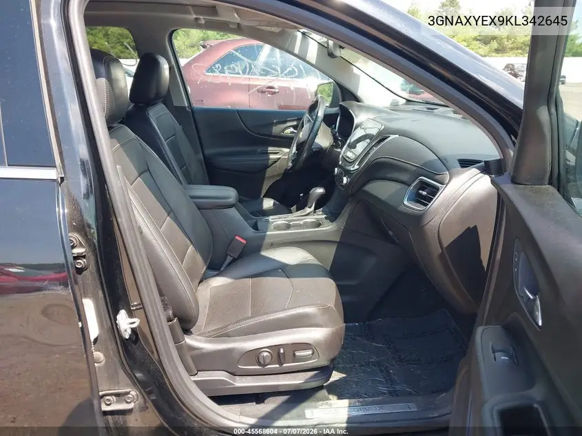 2019 Chevrolet Equinox Premier VIN: 3GNAXYEX9KL342645 Lot: 45568604