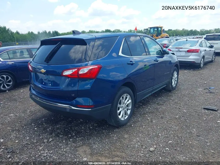 2019 Chevrolet Equinox Lt VIN: 2GNAXKEV5K6176740 Lot: 45626028