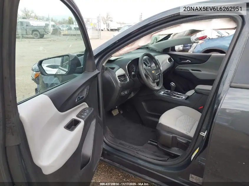 2GNAX5EV6L6262951 2020 Chevrolet Equinox Awd 1Fl