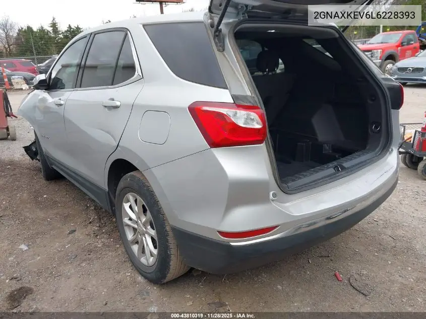 2GNAXKEV6L6228393 2020 Chevrolet Equinox Fwd Lt 1.5L Turbo
